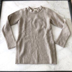 Aritzia Wilfred sweater, 100% wool, beige / oatmeal / tan sweater (size M)